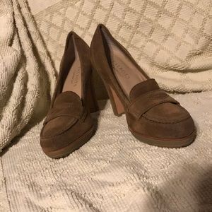 Talbots heeled loafers